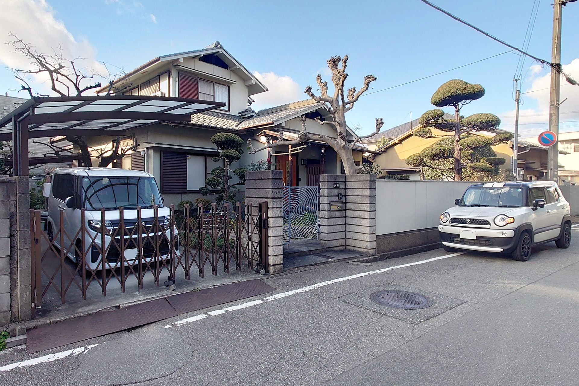 姫路市の外構・エクステリア・造園工事施工例 施工前の写真 にわいろSTYLE 株式会社庭彩