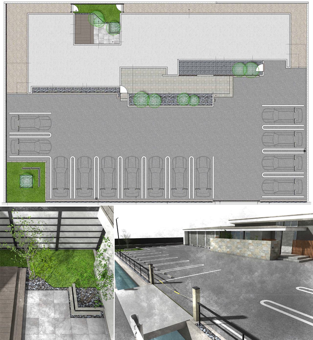 姫路市の外構・エクステリア・造園工事施工例 ご提案図面 にわいろSTYLE 株式会社庭彩
