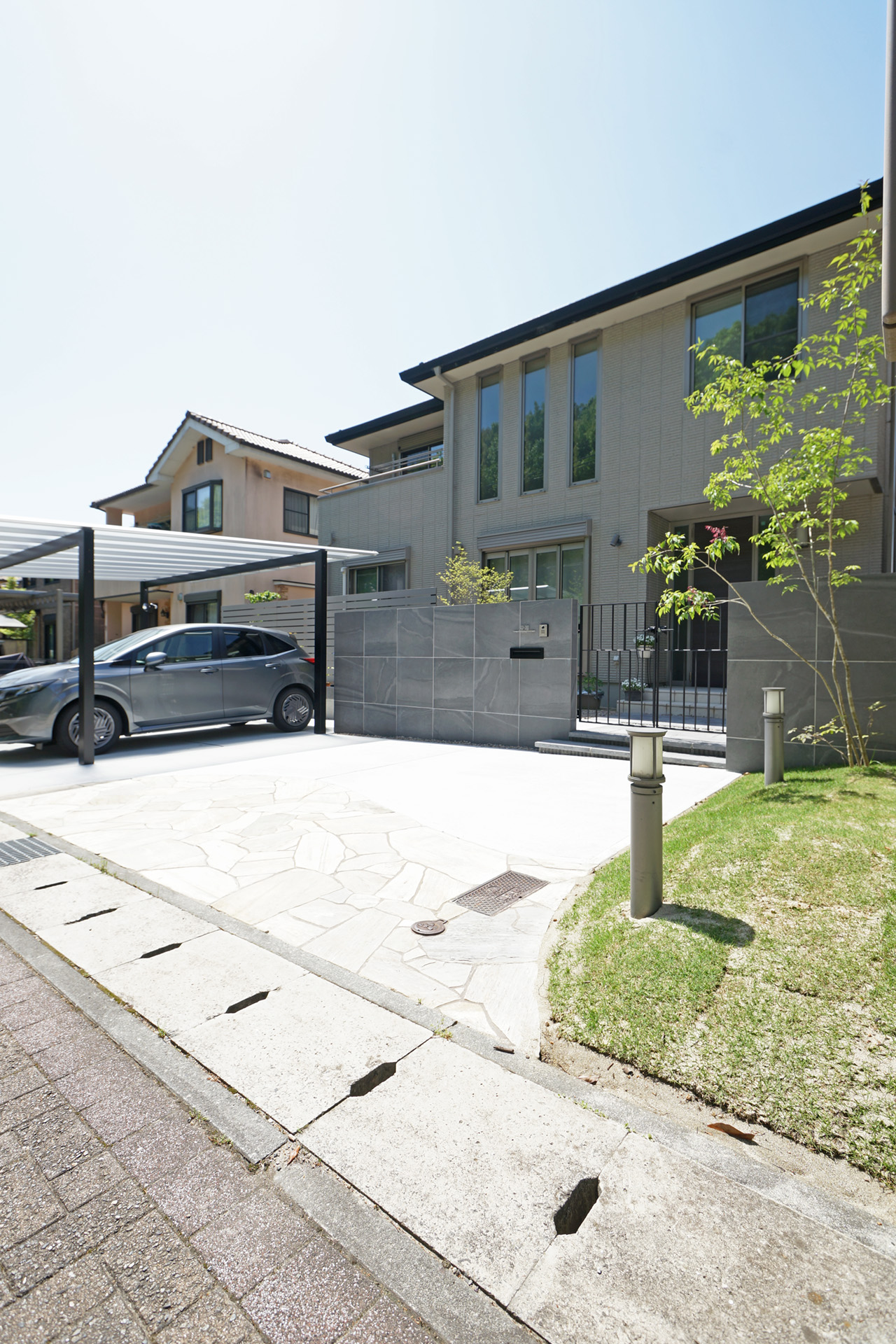 姫路市の外構・エクステリア・造園工事施工例　完成写真　にわいろSTYLE　株式会社庭彩