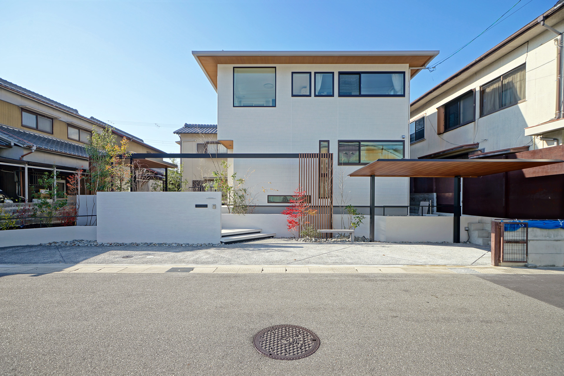 姫路市の外構・エクステリア・造園工事施工例　完成写真　にわいろSTYLE　株式会社庭彩