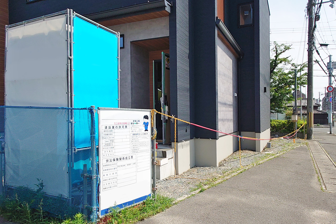 姫路市の外構・エクステリア・造園工事施工例 工事前の写真 にわいろSTYLE 株式会社庭彩