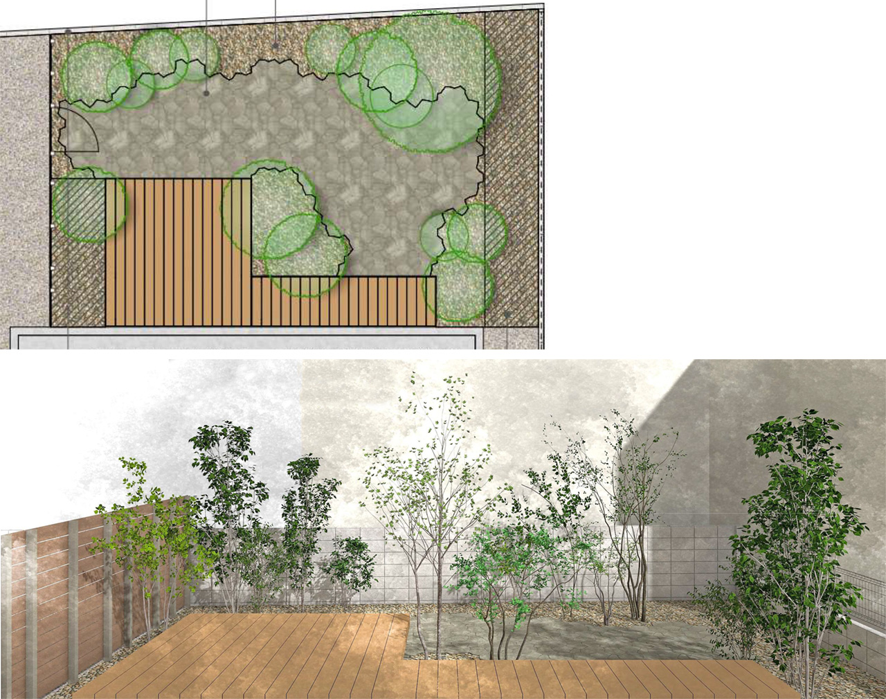 姫路市の外構・エクステリア・造園工事施工例　設計図面　にわいろSTYLE　株式会社庭彩