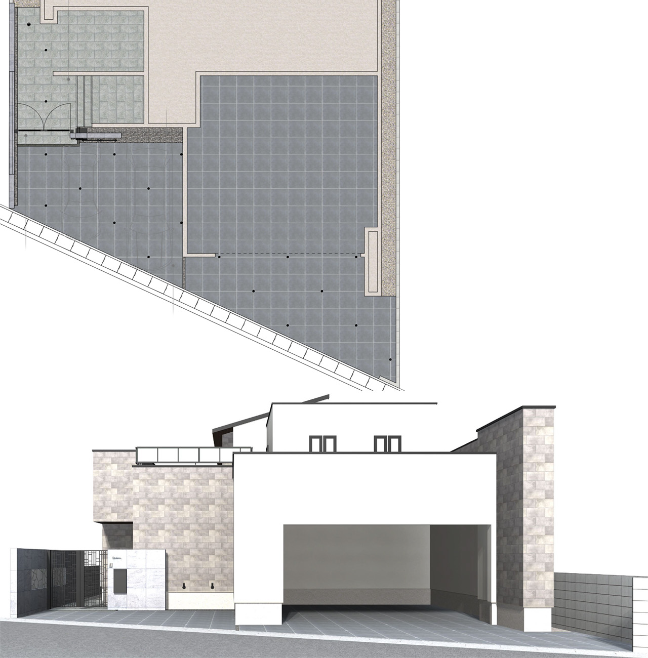 姫路市の外構・エクステリア・造園工事施工例 設計図面 にわいろSTYLE 株式会社庭彩