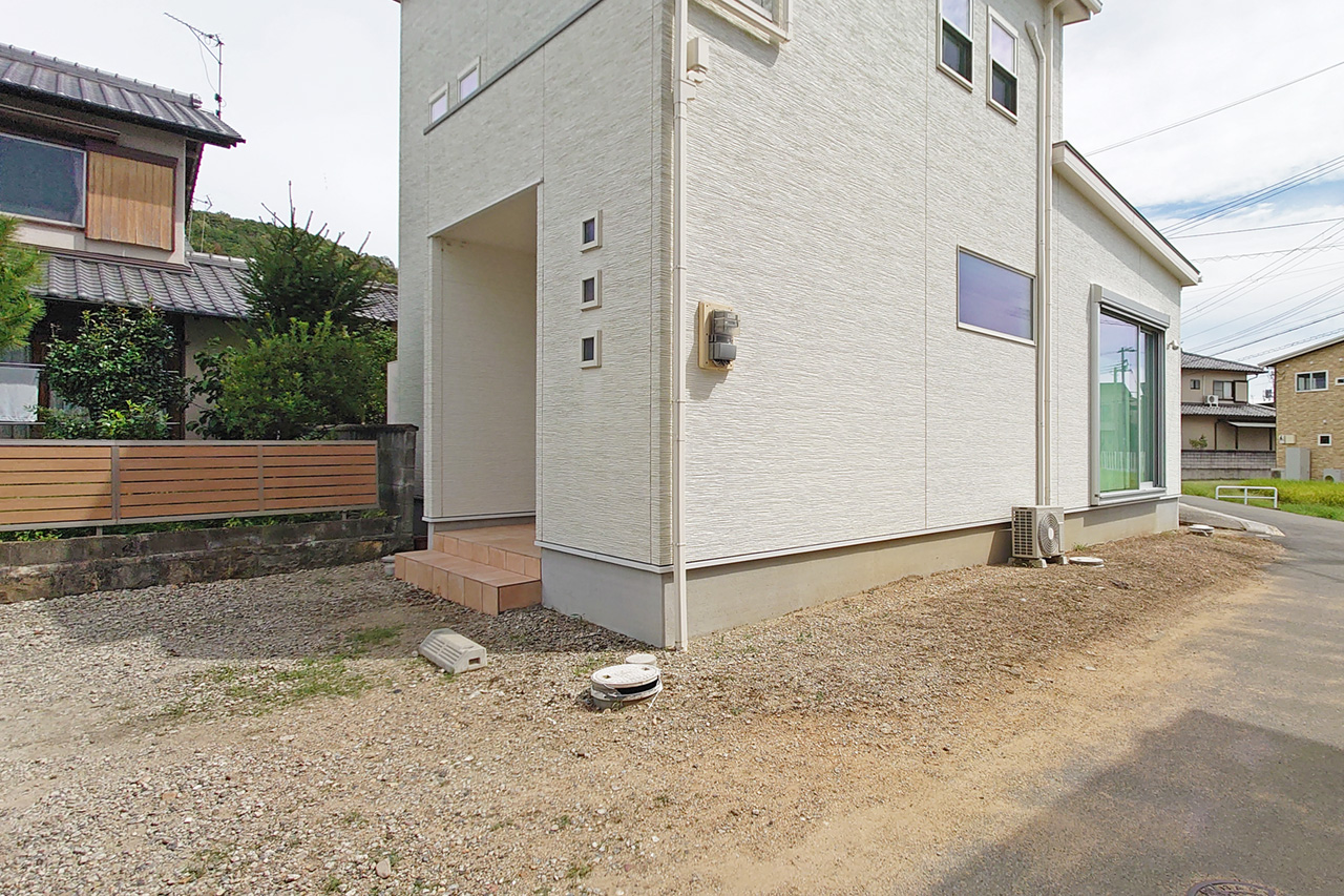 姫路市の外構・エクステリア・造園工事施工例 工事前の写真 にわいろSTYLE 株式会社庭彩
