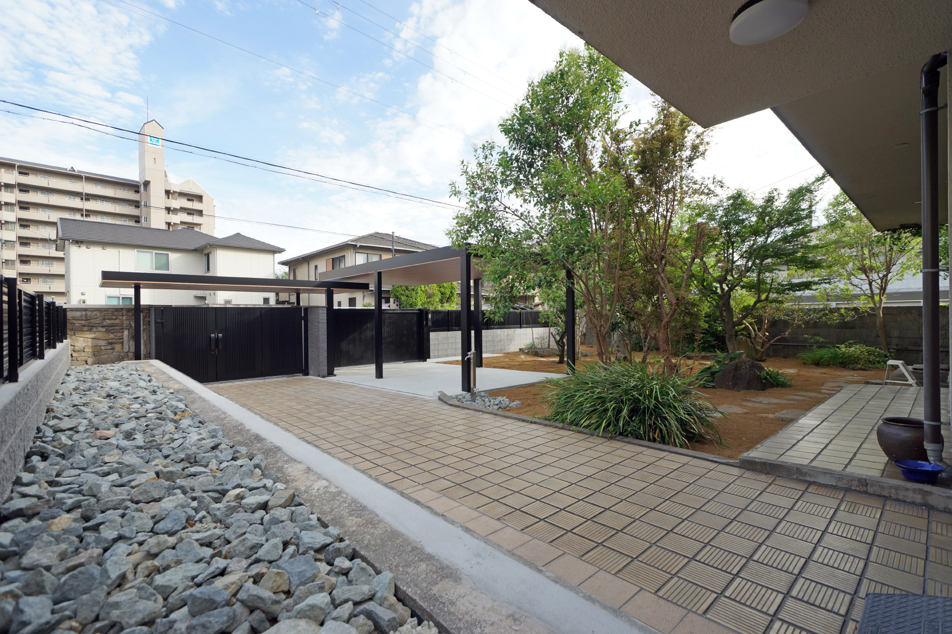 姫路市の外構・エクステリア・造園工事施工例 完成写真 にわいろSTYLE 株式会社庭彩