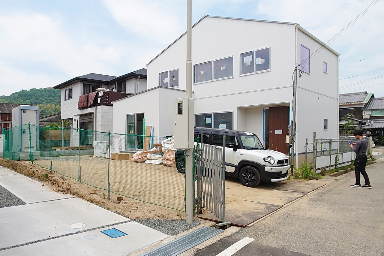 姫路市の外構・エクステリア・造園工事施工例 工事前の写真 にわいろSTYLE 株式会社庭彩