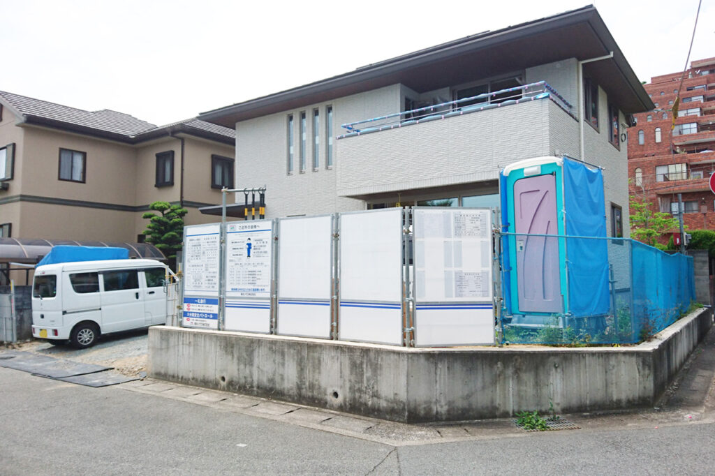 姫路市の外構・エクステリア・造園工事施工例 工事前の写真 にわいろSTYLE 株式会社庭彩