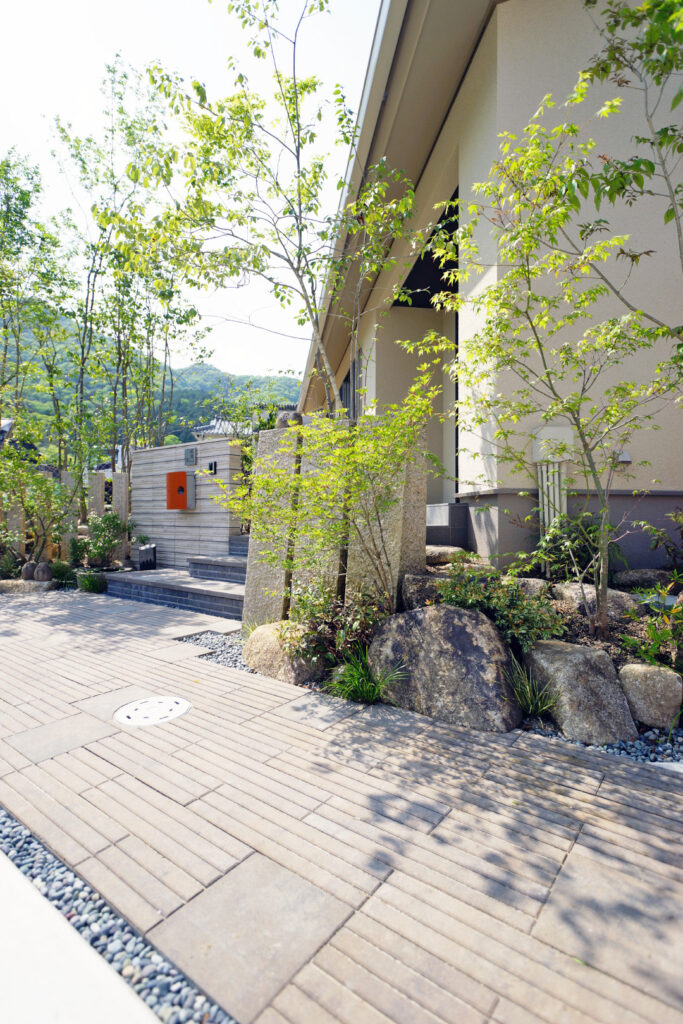 姫路市の外構・エクステリア・造園工事施工例 完成写真 にわいろSTYLE 株式会社庭彩