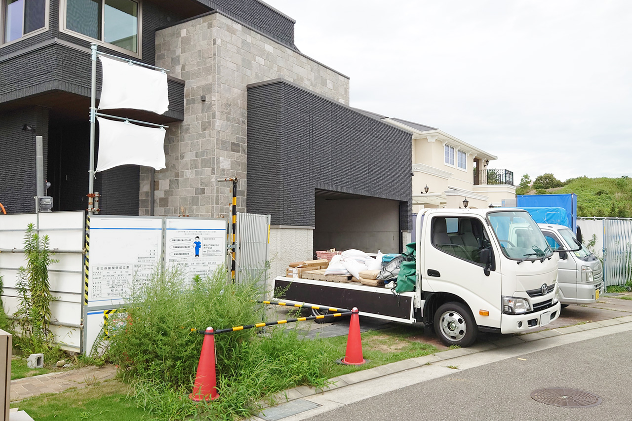 姫路市の外構・エクステリア・造園工事施工例 工事前の写真 にわいろSTYLE 株式会社庭彩