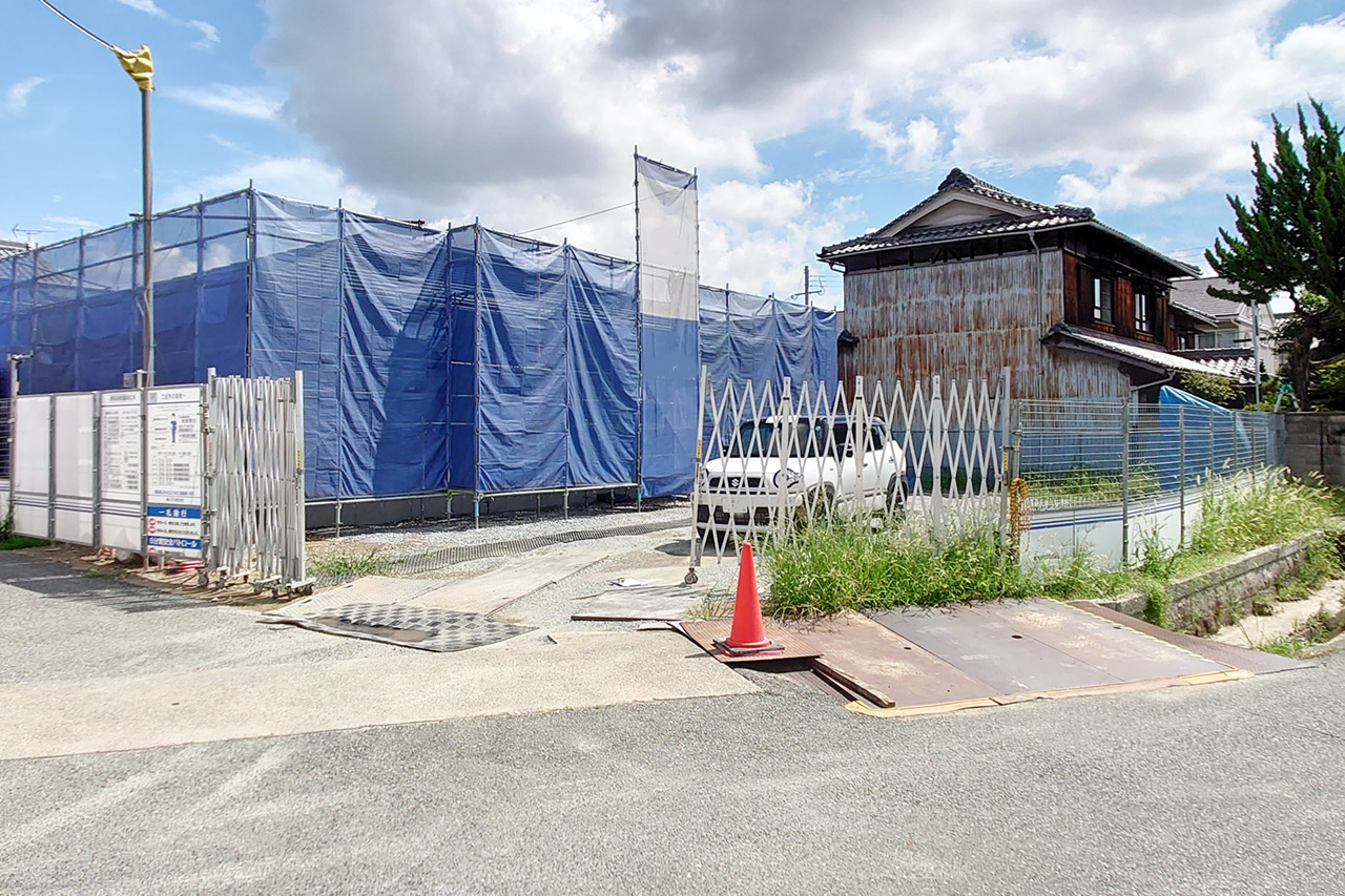 姫路市の外構・エクステリア・造園工事施工例 工事前の写真 にわいろSTYLE 株式会社庭彩