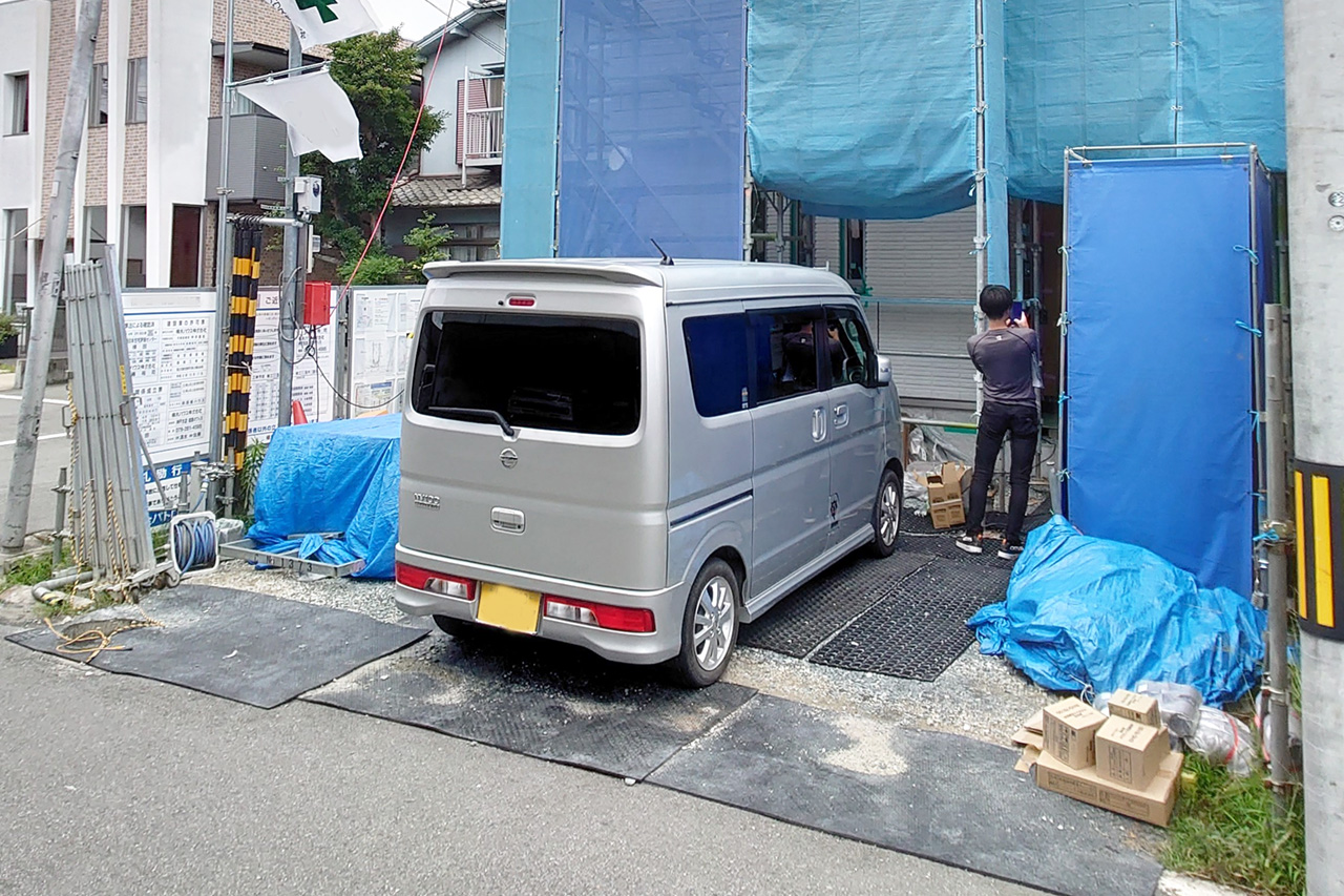 姫路市の外構・エクステリア・造園工事施工例 工事前の写真 にわいろSTYLE 株式会社庭彩