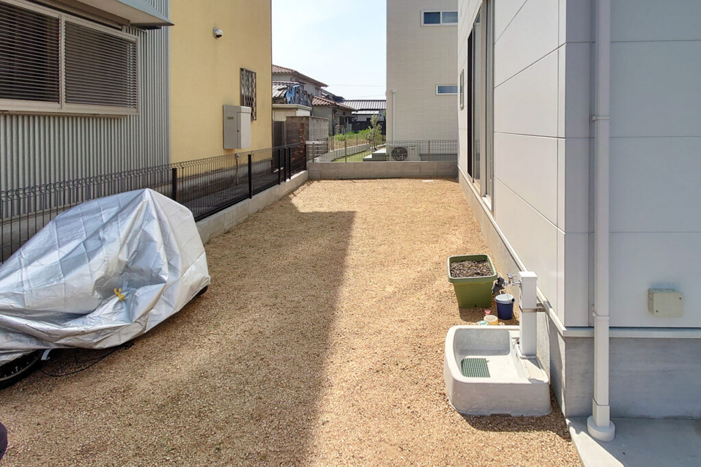 姫路市の外構・エクステリア・造園工事施工例 工事前の写真 にわいろSTYLE 株式会社庭彩